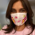 Lisa Ray Instagram – For every enchanted thought and sweet phrase that you utter, may a bouquet blaze across your lips.
Mask by @picchika