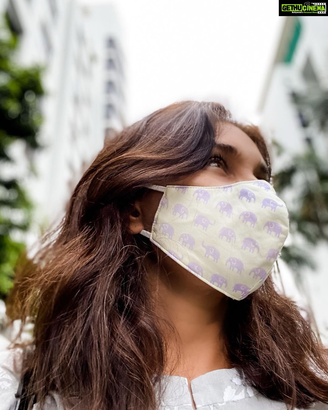 Lisa Ray Instagram - Thanks @melange_singapore for the fabulous masks handmade with love in support of the #CompassionFund. Love the black sparkly one (check my stories) for Singapore socially distanced nights out and I’ve been legit wearing my pachyderm mask everyday. Order yours, support a great cause and #MaskUp everyone @melange_singapore