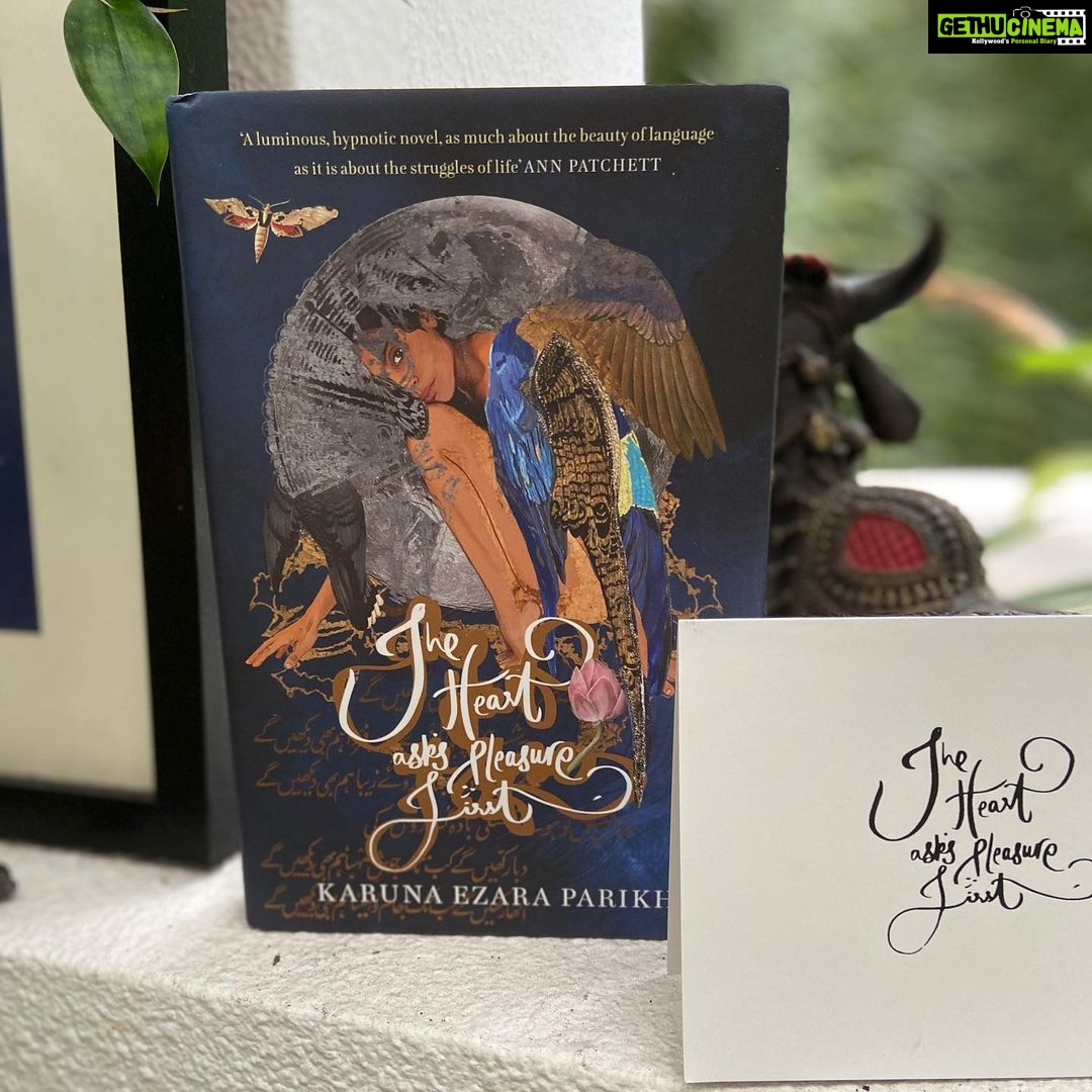 Lisa Ray Instagram - It’s HERE. This book is everything. I was honoured and humbled to contribute a small endorsement for a story written in a manner that rendered me speechless. ‘An intoxicating and immersive exploration of the forces that shape our world and relationships...I will return to this book again and again as a talisman for dissenting hearts.’ If you seek to be unbound and transported on the wings of love language, don’t hesitate. Get your copy of #theheartaskspleasurefirst Congratulations my tender soul @karunaezara I am so grateful you landed in my life like an embodied answer. I am so proud and ecstatic your words are unleashed into a world that needs them. And what a divine debut of a book cover by @shiloshivsuleman #mustread @panmacmillanindia