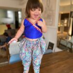 Lisa Ray Instagram - Our in-house poser is just getting warmed up in sustainable kids brand @nimbukids We love local, female founder led brands that promote sustainable, heart strong designs. This Rakhi outfit grows with #Soleil. I hear one day my girls will not consent to be dressed up by mama. Quelle horreur. That’s why it’s an all out campaign to inculcate them with an appreciation of pre-loved, ethical and collaborative consumption. #slowfashion #collaborativeconsumption