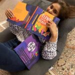 Lisa Ray Instagram - I think I’m in love with the #Elfie series even more than #Souffle. #Elfie dressed in rainbow colours is the mascot @thelalitgroup and these books were conceptualised by @keshavsurifoundation to illustrate how love and acceptance is a way of life. In Elphie and the Peacock, the sweet little Elephant is taunted for his bright colours which makes him stick out in a herd of grey. He meets a flock of peacocks who show him he need not cover himself in dull colours to fit in. In Elfie and the dance party, he meets a dj tune spinning solitary bear in a wheelchair who longs to play a party up in the rocks but can’t figure out how to get up there. With Elfie’s help the bear soon has the entire animal kingdom dancing to trance. You get the drift. More than their irresistible charm, these books matter because representation is still lacking in India. The message to the world is #Purelove and inclusiveness. Imagine a new generation reading about Elfie and opening their arms without discrimination to all genders, preferences, religions and physical abilities. Thank you @keshavsurifoundation #pridemonth