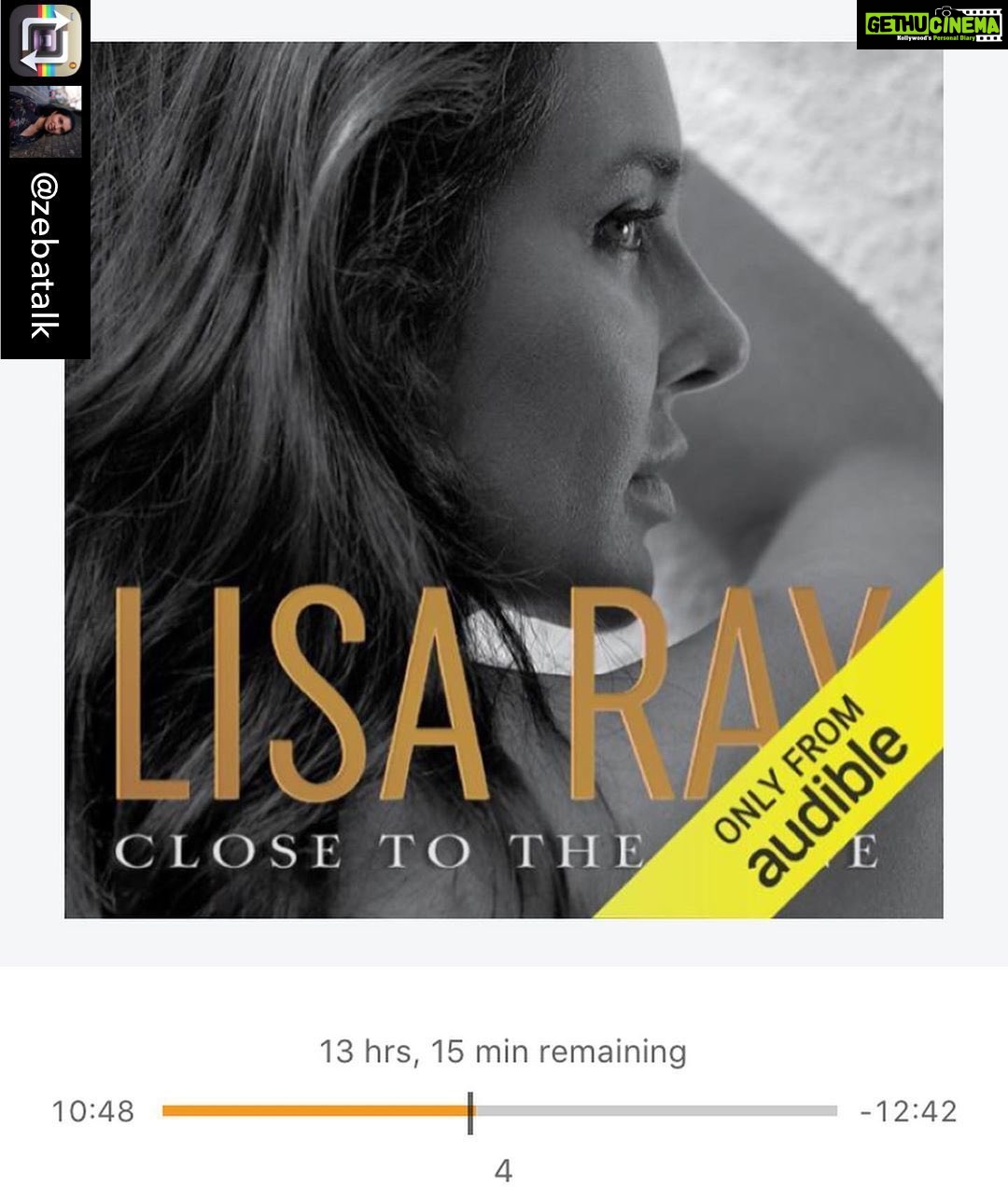 Lisa Ray Instagram - What a lovely post to wake up to by @zebatalk a young author I much admire. I’m halfway through her debut book #MyPastisaForeignCountry and taken with the clarity and force of her story telling. There’s a tendency, perhaps, to perceive one author complimenting another as a sort of polite, diplomatic ritual- the echo chamber of utterances: this is not that. Frankly I only ever post honest impressions of books and authors that have moved me, shaken me, enthralled me or even polarised me. Honest engagement with words is my lifeline. Repost from @zebatalk using @RepostRegramApp - Went for a long walk around Kensington with @lisaraniray’s CLOSE TO THE BONE. I’m amazed by the matter of fact clarity and strength in Lisa’s retelling. Her sense of adventure is contagious and her perspective oh so sharp. My heart caught in my throat as events of chapter 4 unfolded. I’m looking forward to the week ahead because it will be filled with Lisa’s voice and thoughts. • Walked past a store named Maharani when i was listening to the bit about Lisa’s middle name and what that meant to her. 💛 Thank you @ezarawrites for recommending this brilliant book. • #audible #audiobookstagram #bookstagram #london #walking #calm #nowlistening #bestoftheday #sunday #weekendvibes #lisaray #indianauthors #authorsofinstagram
