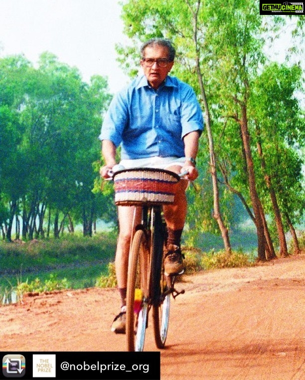 Lisa Ray Instagram - Repost from @nobelprize_org using @RepostRegramApp - Bicycles are not a common tool in economic science, but Amartya Sen's bicycle played a role in his research. A large part of his work is concerned with the conditions of the most impoverished members of society and how these can be improved. In a study on differences between baby girls and boys, he employed an assistant to weigh the children. Problems arose when the children did not want to weighed and bit the assistant. The episode ended with Sen bicycling through the countryside of West Bengal, weighing the children himself. Amartya Sen was awarded the Prize in Economic Sciences in 1998 for his studies of social choice, welfare measurement and poverty research. . . . #WorldBicycleDay #bicycle #economics #economicsciences #research #NobelPrize #NobelLaureate