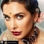 Lisa Ray Instagram - EID MUBARAK Repost from @avnirambhia using @RepostRegramApp - Beauty is a nectar which intoxicates the soul. Hair and makeup by me. The beauty @lisaraniray Photographed by the late Joy Dutta Styled by @sohinydas Retouched by @jatin_lulla #beauty #deeplips #fingerwaves #periodmakeupandhair #glammakeup #weddingmakeup #hairbyavnirambhia #makeupbyavnirambhia