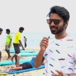Ma Ka Pa Anand Instagram – Surfing Vlog challenge soon in Mr makapa yt channel @surfturfindia