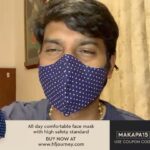 Ma Ka Pa Anand Instagram - I believe in safety with style, and my search for such a mask ended at @hfjourney. These masks are super breathable and safe. Its super soft woven earloops provide extra comfort. Check the link in my bio and use code "MAKAPA15" to avail 15% discount. #facemask #fabricfacemask #fashionmask #clothfacemask #hfjourney