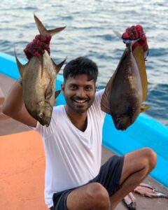 Ma Ka Pa Anand Instagram - Fish fry and kolambu today @ayadamaldivesresort @touronholidays
