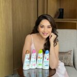 Madhuri Dixit Instagram - I've been loving these new @everyuthnaturals Body Lotions with 100% natural Almond Milk. Gives healthy moisturisation and has amazing fragrances. Try them! #everyuthnaturals #BodyLotion #PureSkinHappyHarDin #Skincare #Ad #Sponsored