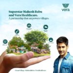 Mahesh Babu Instagram - Privileged to join hands with Vera Healthcare!! Looking forward to fulfilling my dream of transforming rural India. @dharmatejanukarapu @verahospitals #Verasmartvillage #Vera #Verasmarthealth #smartvillages #verasmartliving #firstinindia
