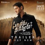 Mahesh Babu Instagram - And the celebrations begin!!! 🎉 Here's #SarileruNeekevvaruTrailer...Enjoy :) :) @anilravipudi #AnilSunkara @vijayashanthiofficial @rashmika_mandanna @rathnaveludop @thisisdsp @akentsofficial @srivenkateswaracreations @gmbents @joinprakashraj (Link in bio)