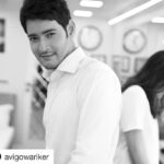 Mahesh Babu Instagram – She’s always got my back 😊😊 Thanks for the super pic @avigowariker