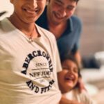 Mahesh Babu Instagram - The best picture ever... your in ur teens now ❤❤ how time flies...be the light of our lives... love you my boy... @gautamghattamaneni 🤗