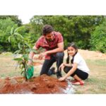 Mahesh Babu Instagram - Proud proud proud of both my kids! I invite all of you to join hands with me to make this planet a greener and a better place for our future generations. #HarithaHaram 🌱