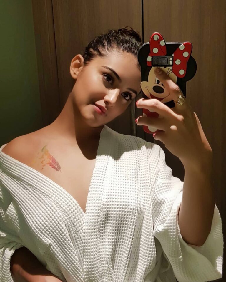 Malvika Sharma Instagram - #Tattoo ✌😁