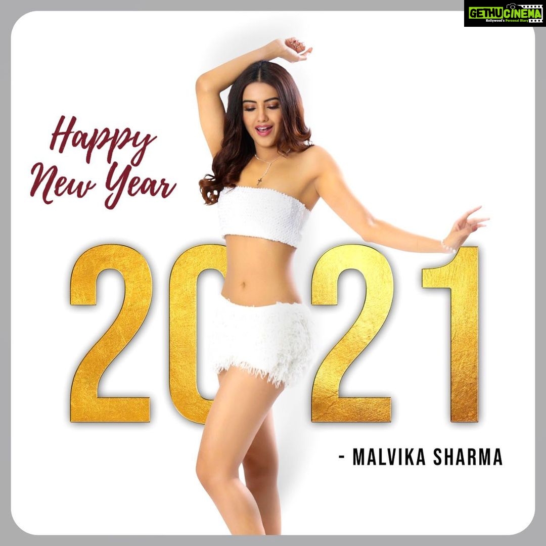 Malvika Sharma Instagram - Happy New Year 🥳 #malvikasharma #malvikasharmaofficial #newyear2021 #lawyer #actor #loveyourself