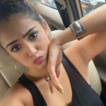 Malvika Sharma Instagram - Stuck in traffic selfie 😛😕😤