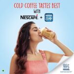 Malvika Sharma Instagram - @nestle @nestle.india @nescafeindia ✌🏻☕️ #malvikasharmaofficial #malvikasharma #advertisement #coffee #nescafé #coldcoffee #lovemyjob❤️