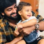 Naga Shaurya Instagram – I love this little Sunshine in my lap 🐥🤗♥️ #Aaryan #kidslove Hyderabad/Secunderabad