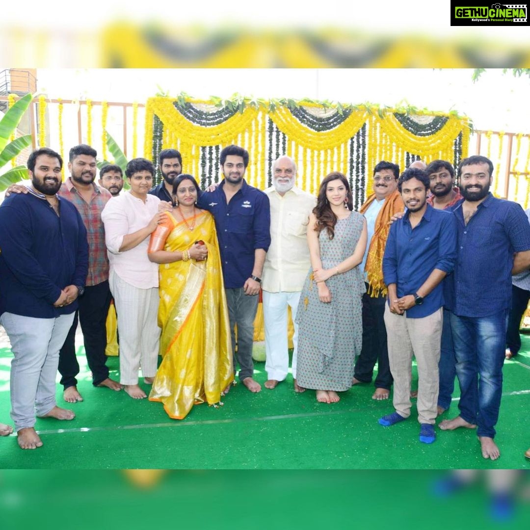 Naga Shaurya Instagram - Very happy to announce my next project in my home production @iracreationsofficial. My sincere thanks to Shri. Raghavendra Rao Garu, Sharath Marar Garu, @nandureddyy Garu, Parasuram Garu & @BvsRavi Garu for gracing the event and extending their warm wishes and blessings. Produced by Usha Mulpuri garu, Lead Actress @mehreenpirzadaa , Introducing debutant director @ramana_teja , Music composed by Sri @sricharanpakala and Editor Garry. #IRA3 #ProdNo3