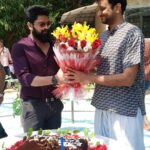 Naga Shaurya Instagram - Here's wishing my first, favourite,and the fantastic director @srinivasavasarala sir a very happy birthday! You've been a great support and friend! May this year be filled with a lot of joy and success #oohallu gusagusalade#jyo achutananda# and now 🤐😆
