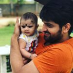 Naga Shaurya Instagram - Cute Kids? = Happy Me ☺️ Met with this cute little one on sets! ♥️♥️ PS - She is a fairy and has got magical powers which makes everyone around her happy. #Kids #babies #kidslove #HappyMe