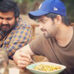 Naga Shaurya Instagram – Short break @nartanasala shoot demands good food over conversations !!