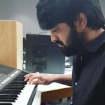 Naga Shaurya Instagram - Guess the tune !! 😉 #LearningPiano #Music