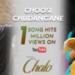 Naga Shaurya Instagram – Thank you all for 1 Million Views ❤️ #Chalo #ChoosiChudangane