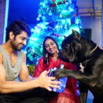 Naga Shaurya Instagram - Its Christmas time❄️☃️ Ending my Xmas with my two most favourites🎄❤️ #christmas2020 #familytime #merrychristmas