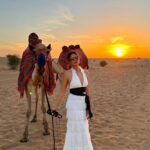 Nargis Fakhir Instagram - A Rose in the desert can only survive by its strength, not its beauty. 🏜 🌵 🐪 🌹 … . . . . . . 👗 @designer_24uae . . . . . . #beauty #desert #rose #desertrose #strength #sunset #sun #wedding #desertwedding #camels #dubai #uae #ilove Dubai, United Arab Emiratesدبي