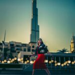 Nargis Fakhir Instagram - Just a girl on the go. . . . . Photographer - @kashifrashid Mua & Hair - @malihajkhan Styled by : @rubyalgayar @anara_omarkhan Dress : @americanvintage_officiel Jacket @dsquared2 Sunglasses @dinazakiofficial . . . . #mydubai #iconic #punkrock #highheels #hudabeauty #wakeupandmakeup #glow #bossbabe #girlgang #bosswomen