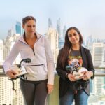 Nargis Fakhir Instagram – Went Zip-lining with this one. @malihajkhan . We made believe we were superwomen . 😁 •
•
•
•
@xdubai #dubai #ziplining #adventuretime #life #fun #scared @reebokindia @reebokmena Dubai Marina Mall