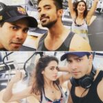 Nargis Fakhir Instagram - Working out wit da Boyzz @varundvn @saqibsaleem08