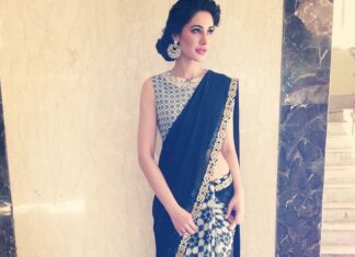 Nargis Fakhir Instagram - #SVA #CurioCottage #TitanRaga #GardenOfEdan #Launch #2014 #I❤️Sari's #I❤️TitanRagaWatches