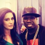 Nargis Fakhir Instagram - 50cent in da house. Queens Represent. On Set. 😆❤️🙏😇😱🙈✌️👍