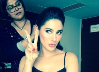 Nargis Fakhir Instagram - #veetbethediva pre- contest finale - getting ready