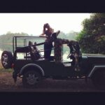 Nargis Fakhir Instagram - Night safari ride in the jungle.