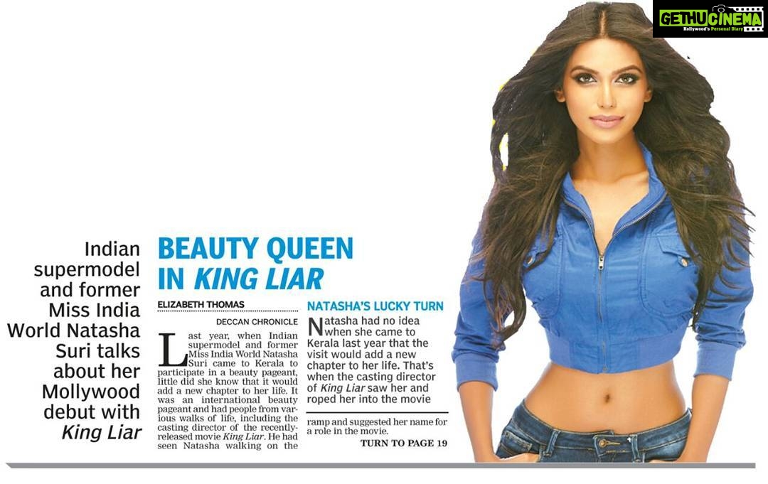 Natasha Suri Instagram - #deccanchronicle #natashasuri #actor