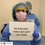 Natasha Suri Instagram - Lets salute medical staff around the world who have been at the frontlines in the fight against Covid-19. They have been working tirelessly to do their jobs. Now it's on us to do ours and stay home. #Covid19 #Coronavirus #WorkFromHome #StayHome