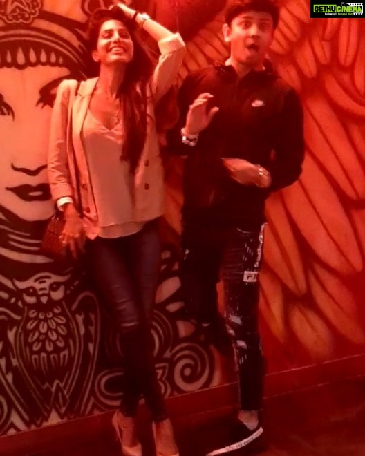 Natasha Suri Instagram - Midnight shenanigans with my dear saheli @retesh_retesh at @barrelmansion