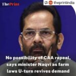 Natasha Suri Instagram - Knowledge is power!! To all those opposing CAA without even understanding it, do read pls. #Repost @theprintindia ... Union Minority Affairs Minister Mukhtar Abbas Naqvi has said there is no possibility that the Citizenship (Amendment) Act (CAA), 2019, will be repealed. Calls from Muslim leaders and others for the repeal of the controversial law have gained a second wind after Prime Minister Narendra Modi announced the withdrawal of the three contentious farm laws Friday. “People have started playing minority politics around the CAA. There is no way that the law will be repealed because it has got nothing to do with the citizens of India,” Naqvi told ThePrint. He continued, “These people know very well that the CAA isn’t about taking away citizenship but providing citizenship to Hindus, Sikhs and other oppressed minorities in Pakistan, Afghanistan and Bangladesh.” The CAA provides an accelerated pathway to Indian citizenship for Hindus, Sikhs, Jains, Buddhists, Parsis and Christians from Pakistan, Bangladesh and Afghanistan — all Muslim-majority countries in India’s neighbourhood — who face persecution in those countries because of their status as religious minorities. Read the complete report by Abantika Ghosh (@abantikag). Link in bio. #citizenshipamendmentbill #mukhtarabbasnaqvi #caa #minorities #oppressedminorities #nrc