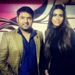 Natasha Suri Instagram - At the launch party of 'The Kapil Sharma Show' with @kapilsharma @mikasingh @kikusharda Congratulations #kapilsharma & team on hitting a sixer yet again with this amazing comeback!!! #natashasuri Film City