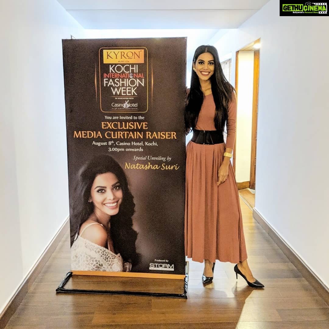 Natasha Suri Instagram - #Kochi #Workmode #NatashaSuri #Ambassador