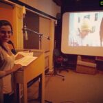 Natasha Suri Instagram - Dubbing-ness..!! Such a wonderful experience & honour to share the screen with @anupampkher ji..for the hindi film #baabaaablacksheep directed by @vishwaspaandya releasing on 9th March 2018. #anupamkher #manieshpaul #annukapoor #kaykaymenon #manjariphadnis #natashasuri