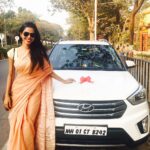Natasha Suri Instagram - Loving this beauty @hyundaiindia !! Hyundai Creta has been an enormous success in the SUV segment since its launch in the Indian market. It has been the talk of the town simply for what it has to offer in reference to its looks, interior features, great design, excellent performance & the power trains available on this SUV. No wonder it is called #ThePerfectSUV, especially because of its compactness & suitability for Indian roads. My family & I are excited about this new chic SX+(AT) top variant automatic #HyundaiCreta ❤️#NatashaSuri #HyundaiMotors