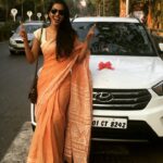 Natasha Suri Instagram - Loving this beauty @hyundaiindia !! Hyundai Creta has been an enormous success in the SUV segment since its launch in the Indian market. It has been the talk of the town simply for what it has to offer in reference to its looks, interior features, great design, excellent performance & the power trains available on this SUV. No wonder it is called #ThePerfectSUV, especially because of its compactness & suitability for Indian roads. My family & I are excited about our new chic SX+(AT) top variant automatic #HyundaiCreta ❤️#NatashaSuri #HyundaiMotors