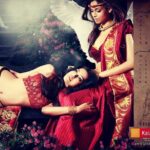 Natasha Suri Instagram - For Kamasutra themed Kalamandir Calendar! #natashasuri #amrutapatki #missindiaworld #missindiaearth