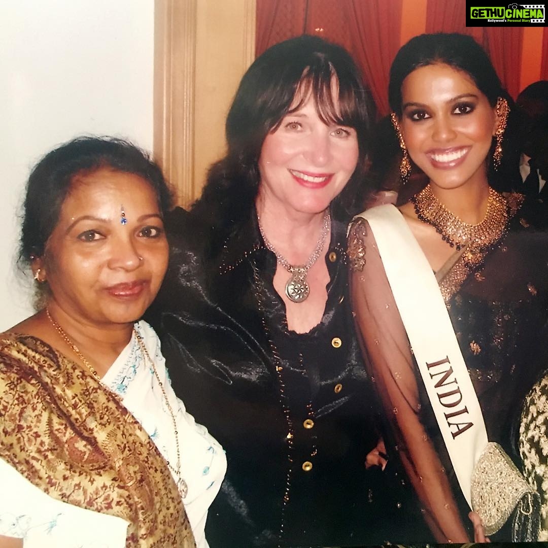 Natasha Suri Instagram - Throwback to the most prestigious beauty pageant in the world, the Miss World Pageant, held in Poland, where I had represented India after winning Miss India World! In this picture taken a few days before the big day in Poland, is my dearest Mom and Mrs Julia Morley, founder & head of the Miss World Organisation! Winning Miss India World has been one of the most beautiful and life changing experiences of my life. Always grateful to the divine for this honour & dream come true. I always felt I had won because of my Mother's blessings, and I mean this in the most genuine way without wanting to sound textbookish. God really had put the crown on my head so as to pass it to my mother. He wanted to reward her for her faith and fighting spirit in life. She overcame endless obstacles & stood tall while raising her daughters to stand on they own feet. She taught us to work hard and dream big. These were her dreams that God fullfiled. Her daughters were merely a medium. Today Mum is no more. She was only 57 years old when she passed away this year in February. But I really feel her presence all around me. She was and will always be my soulmate. I hope to continue to fulfill all her dreams even after she has passed over to the other dimension. Because I feel she is still watching from up above, what I am upto! ❤ #NatashaSuri#RadhaSuri#JuliaMorley##MissWorldOrganisation#MissWorldContest#MissIndiaWorld#Missosology#Poland