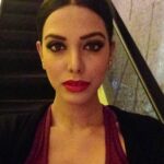 Natasha Suri Instagram - #natashasuri Gelled back hair and red lips..my fav hack!