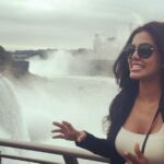 Natasha Suri Instagram – And I am at the stunning Niagara Falls in America..Oh such a beauty!#niagarafalls#wonderoftheworld